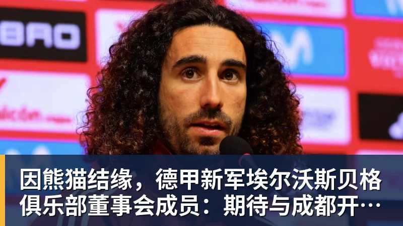 因熊猫结缘，德甲新军埃尔沃斯贝格俱乐部董事会成员：期待与成都开展更多合作
