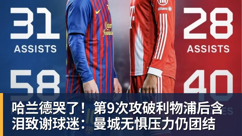哈兰德哭了！第9次攻破利物浦后含泪致谢球迷：曼城无惧压力仍团结